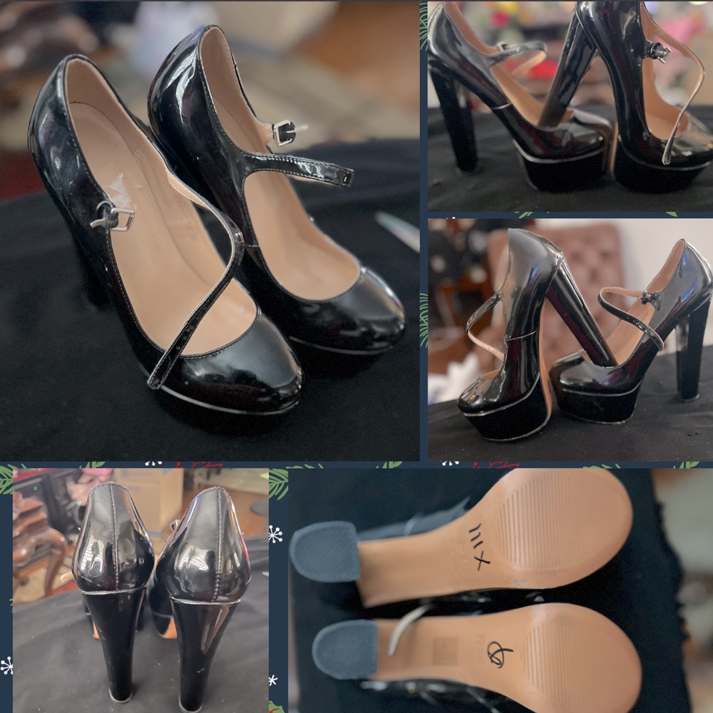 🖤🎄Black High Heels🎄🖤